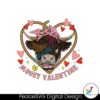 Mooey Valentine Highland Cow Svg Cricut Ready File
