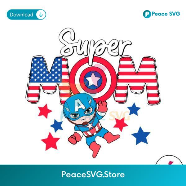 Mothers Day Super Mom Cartoon Characters Svg For Silhouette