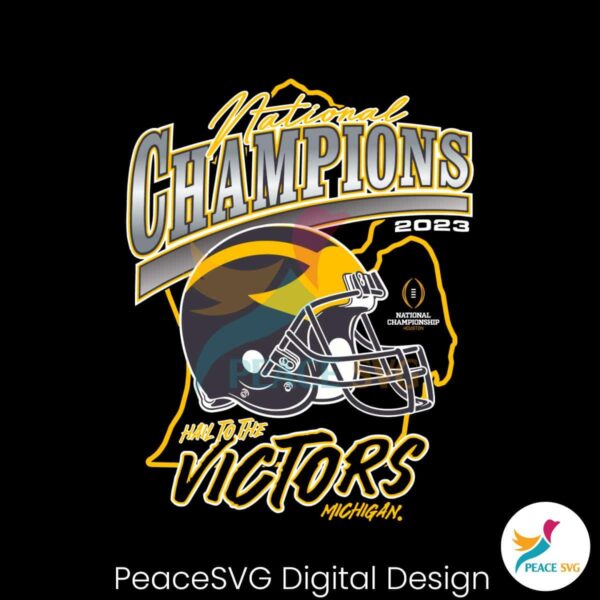 National Champions Hail To The Victors Svg Instant Download