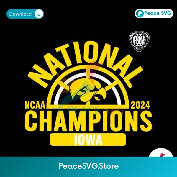 National Champions Iowa Hawkeyes Ncaa Svg Cut File