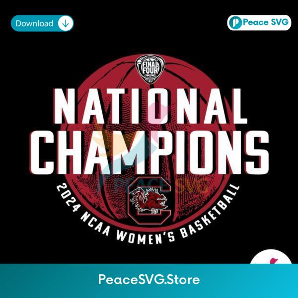 National Champions South Carolina Gamecocks Basketball Svg Cricut Ready File
