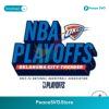 Nba Playoffs Oklahoma City Thunder Svg Clipart