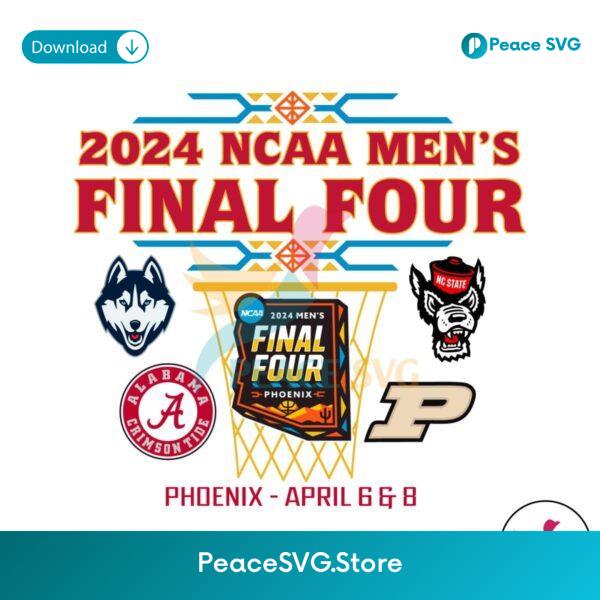 Ncaa Mens Final Four Uconn Alabama Nc State Purdue Svg Cut File