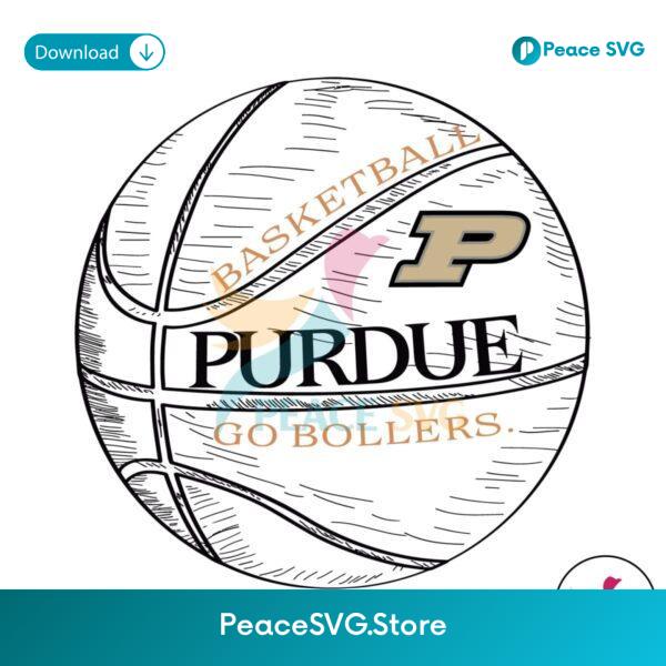 Ncaa Purdue Basketball Go Bollers Svg Files For Cricut