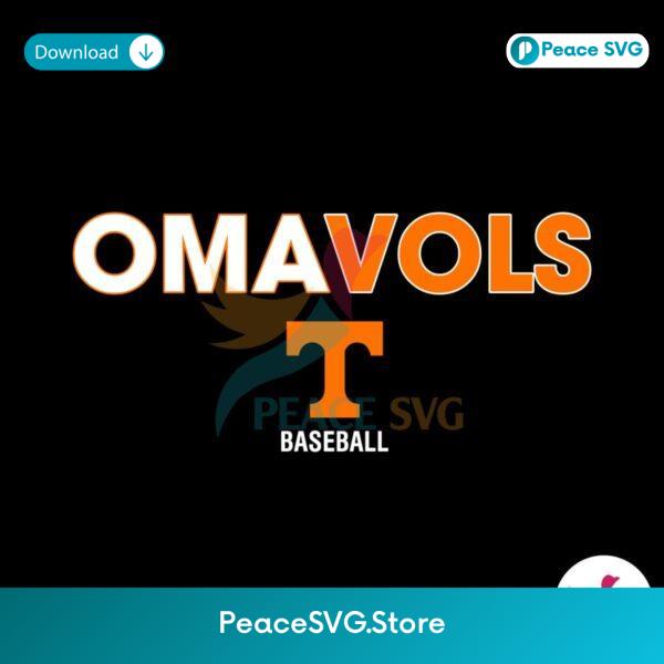Ncaa Tennessee Baseball Omavols Svg Files For Cricut