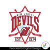 New Jersey Devils Est 1974 Hockey Team Svg Digital Download