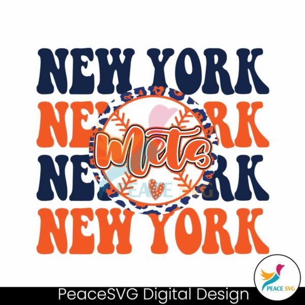 New York Mets Baseball Mlb Svg For Vinyl Cutting