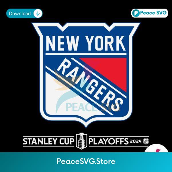 New York Rangers Stanley Cup Playoffs 2024 Svg Clipart