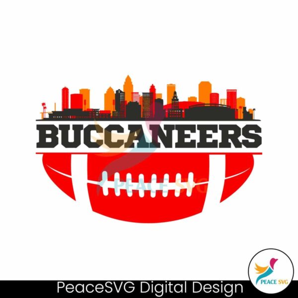Nfl Buccaneers Football Skyline Svg For Vinyl Cutting