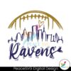 Nfl Ravens Football Skyline Svg Printable Design