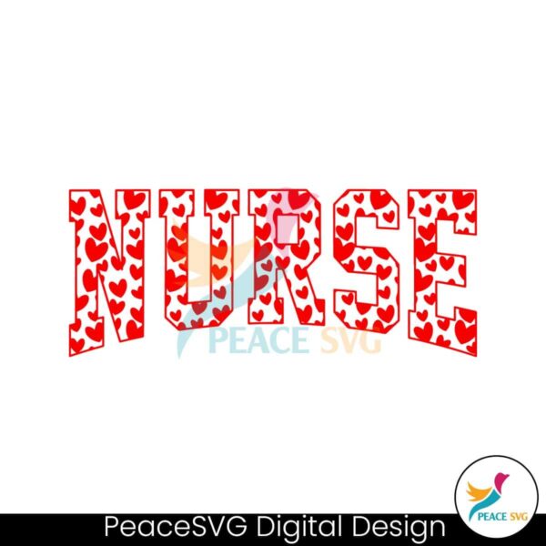 Nurse Happy Valentine Day Svg Layered File