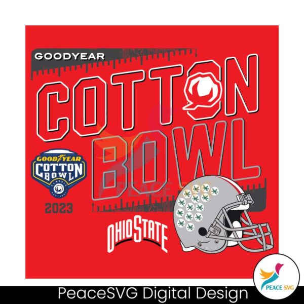 Ohio State Buckeyes 2023 Cotton Bowl Svg For Vinyl Cutting