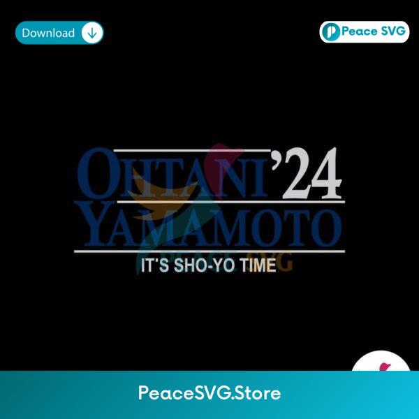 Ohtani Yamamoto 24 It Shoyo Time La Dodgers Svg For Vinyl Cutting