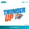 Oklahoma City Thunder Up Basketball Nba Svg Cricut Ready File