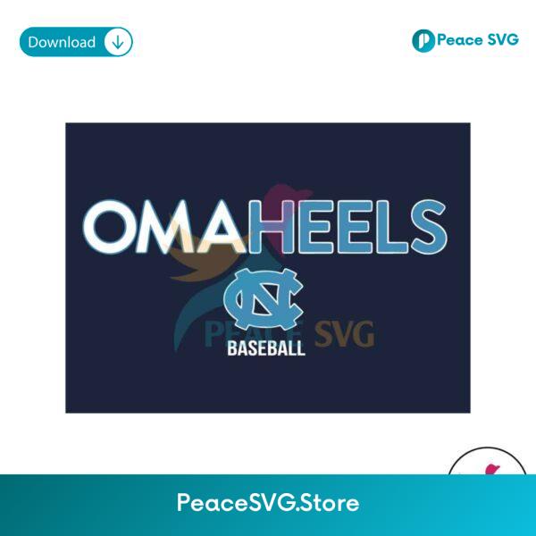 Omaheels Unc Baseball Ncaa Team Svg For Vinyl Cutting