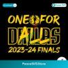 One For All Dallas 2024 Finals Svg Printable Design