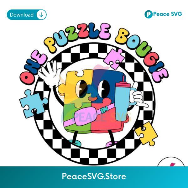 One Puzzle Bougie Autism Awareness Svg Cricut Ready File