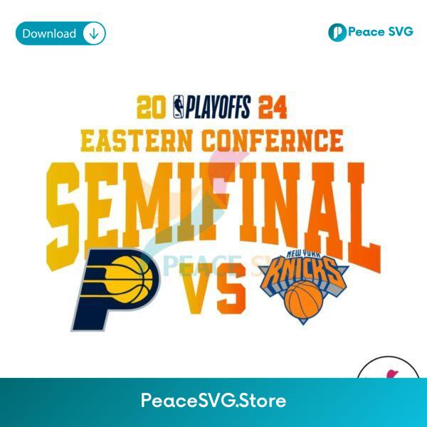 Pacers Vs Knicks 2024 Eastern Conference Semifinal Svg Vector File