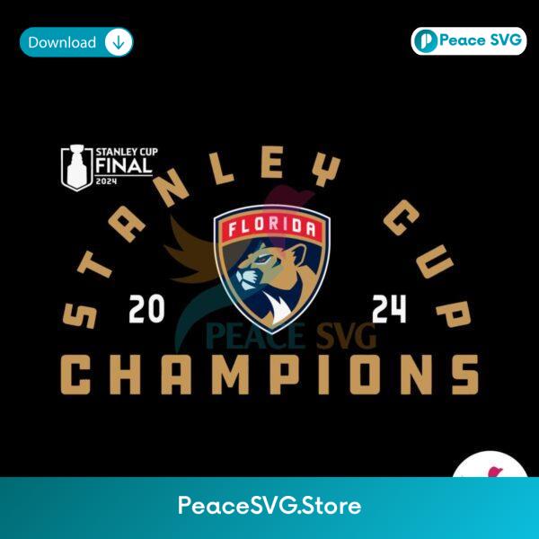 Panthers Stanley Cup Champions 2024 Svg Instant Download