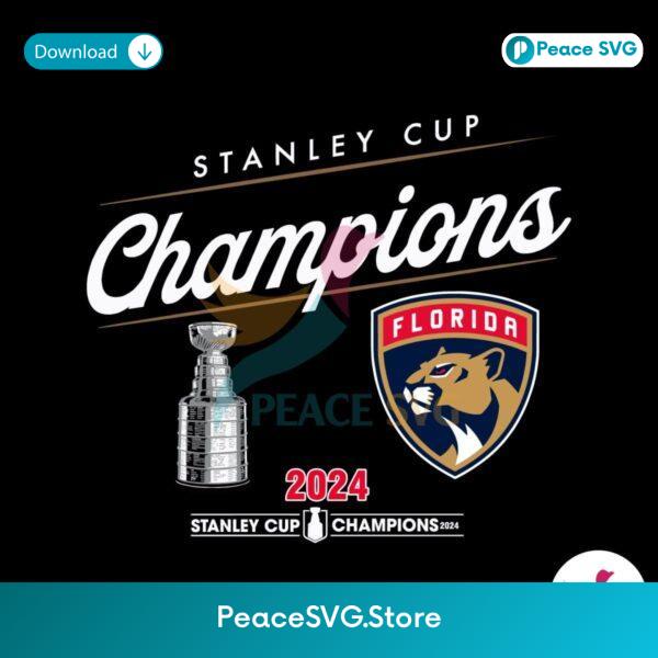 Panthers Stanley Cup Champions Logo Svg Files For Cricut