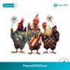Patriotic Usa Chicken 4th Of July Png Clipart