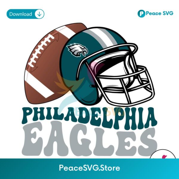 Philadelphia Eagles Helmet Football Svg Cut File