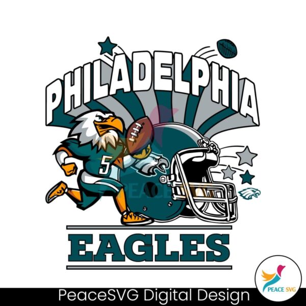 Philadelphia Eagles Play Football Svg Layered File