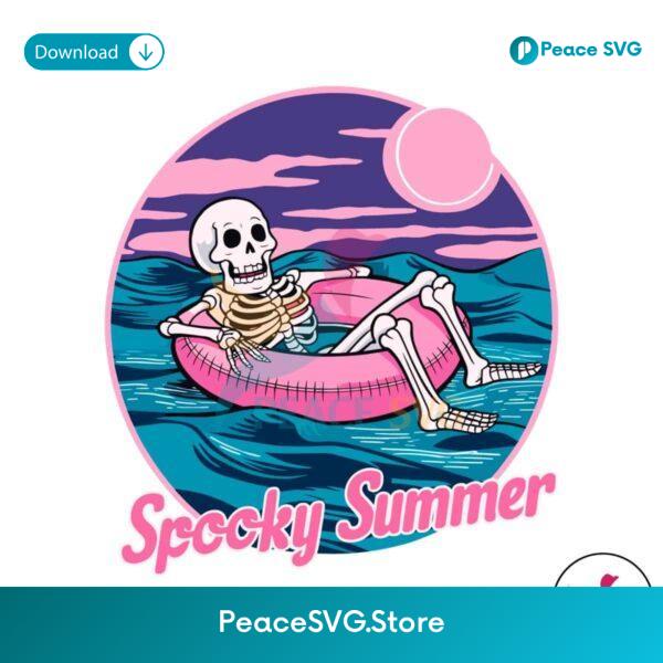 Pink Spooky Summer Beach Vibes Svg Digital Download