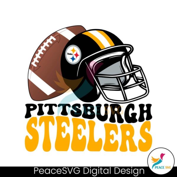 Pittsburgh Steelers Helmet Football Svg Files For Cricut