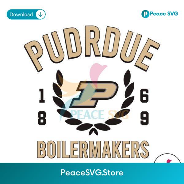 Purdue Boilermakers 1869 Ncaa Team Svg Cut File