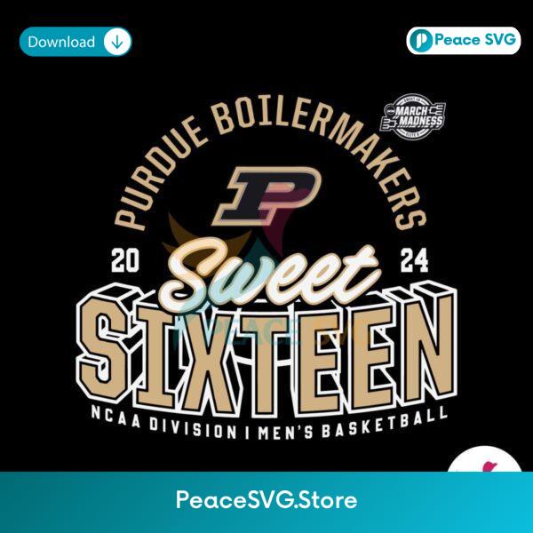 Purdue Boilermakers Sweet Sixteen Mens Basketball Svg For Vinyl Cutting