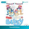 Red White And Bluey Patriotic Family Png High Resolution