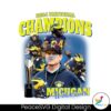 Retro 2024 National Championship Michigan Png High Resolution