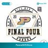 Retro 2024 Ncaa Mens Final Four Purdue Svg Cut File