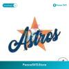Retro Astros Baseball Mlb Team Svg For Silhouette