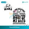 Retro At The Ballpark Baseball Mama Svg Layered File