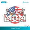 Retro Baseball Mom Usa Flag Svg Files For Cricut