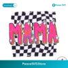 Retro Checkered Mama Mom Life Svg Digital Download