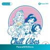 Retro Cinderella Disney Princess Chill Vibes Svg Clipart