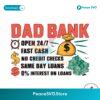 Retro Dad Bank Funny Dad Life Svg Vector File