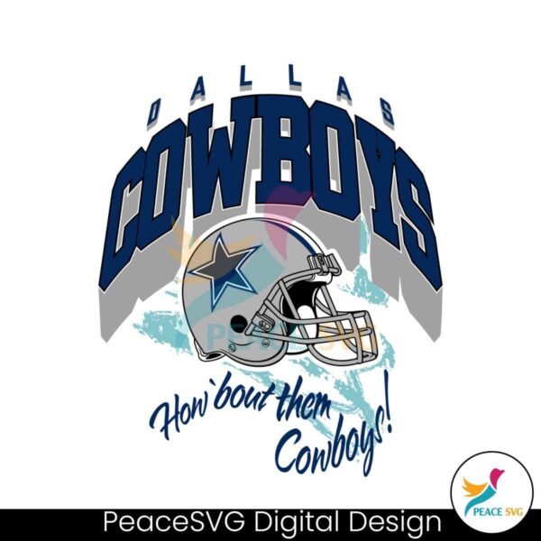Retro Dallas Football How Bout Them Cowboys Svg Files For Cricut