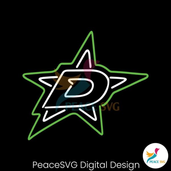 Retro Dallas Stars Hockey Logo Svg Files For Cricut