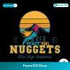 Retro Denver Nuggets Mile High Basketball Svg Cricut Ready File