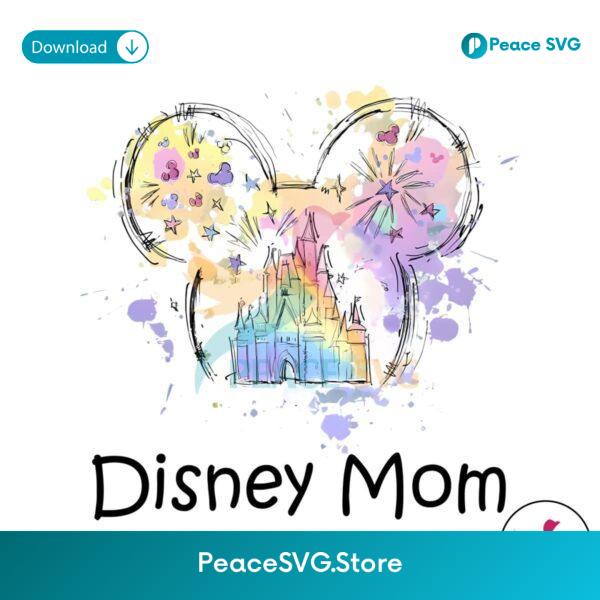 Retro Disney Mom Magical Castle Png Clipart