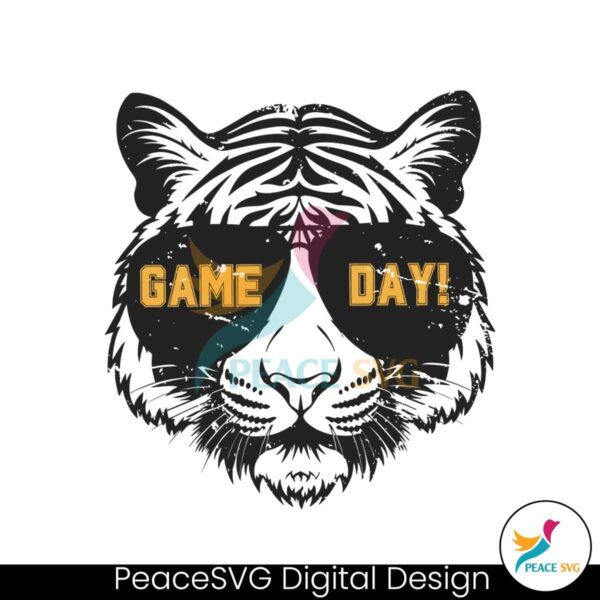 Retro Gameday Tigers Ncaa Football Svg For Vinyl Cutting
