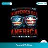 Retro Glasses Independence Day Of America Png Digital Download