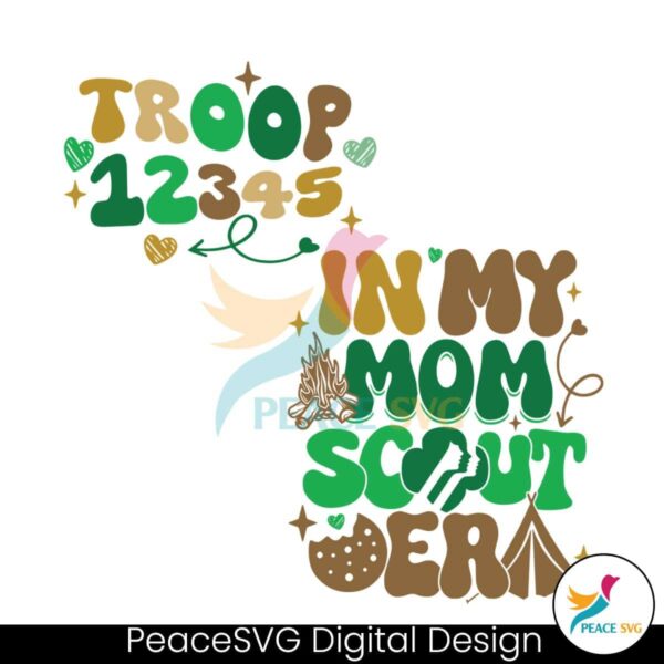 Retro In My Mom Scout Era Svg Cut File