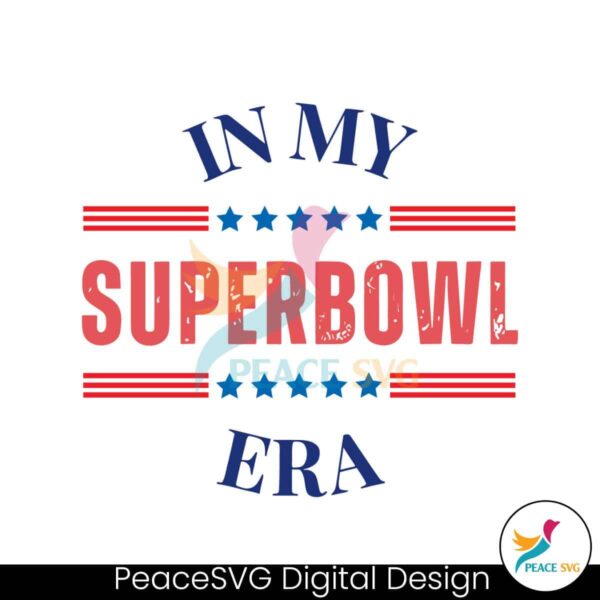 Retro In My Super Bowl Era Svg Vector File