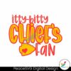 Retro Itty Bitty Chiefs Fan Svg Layered File