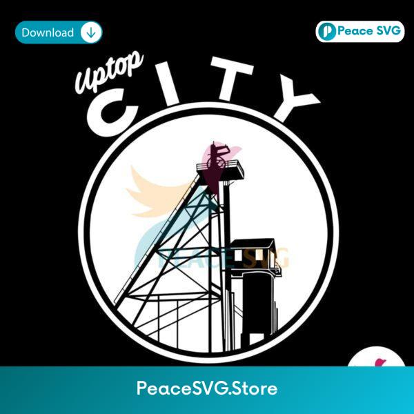 Retro Jason Kelce Uptop City Svg Printable Design
